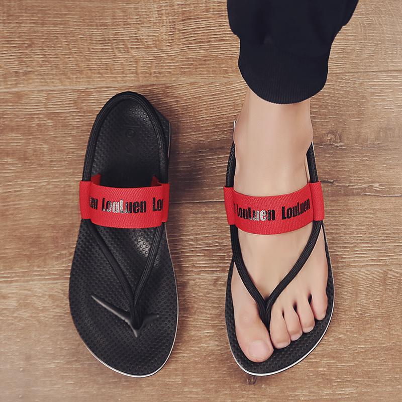 New Summer Men Sandals Casual Flat Slides Outdoor Beach Shoes Fashion House Flat Slippers Soft Non Slip Cloud Sandals