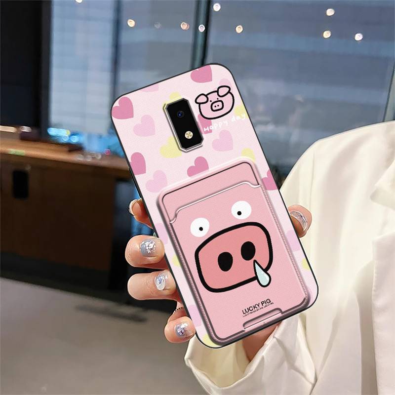 Silicone Soft Case Phone Case For BLU View4 Back Cover Protective Durable Card Bag Shockproof Card Sleeve Card Slot TPU