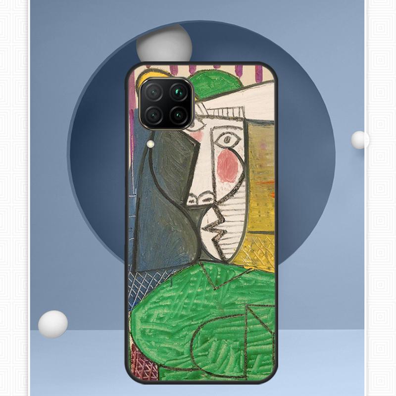 Picasso Abstract Art Painting For Huawei Nova 12i 12s 11i 8i Y91 Y60 Y70 Y72 Y90 Y61 9 10 SE P20 P40 Lite P30 P60 Pro Case