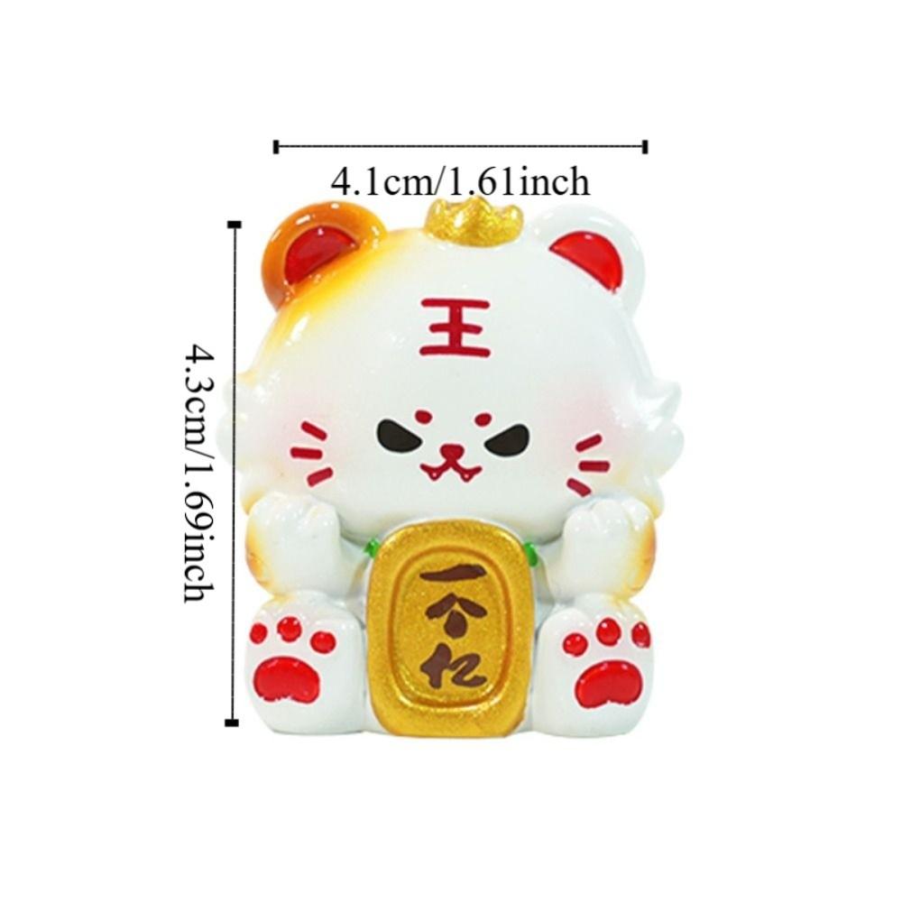 Blessing 2026 New Years Ornament Chinese Style Cute Resin Crafts  Spring Festival