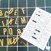 Golden 26 Letter DIY Birthday Stickers  Acrylic Cake Decoration English Alphabet Wedding Party Cake Decor Supplies