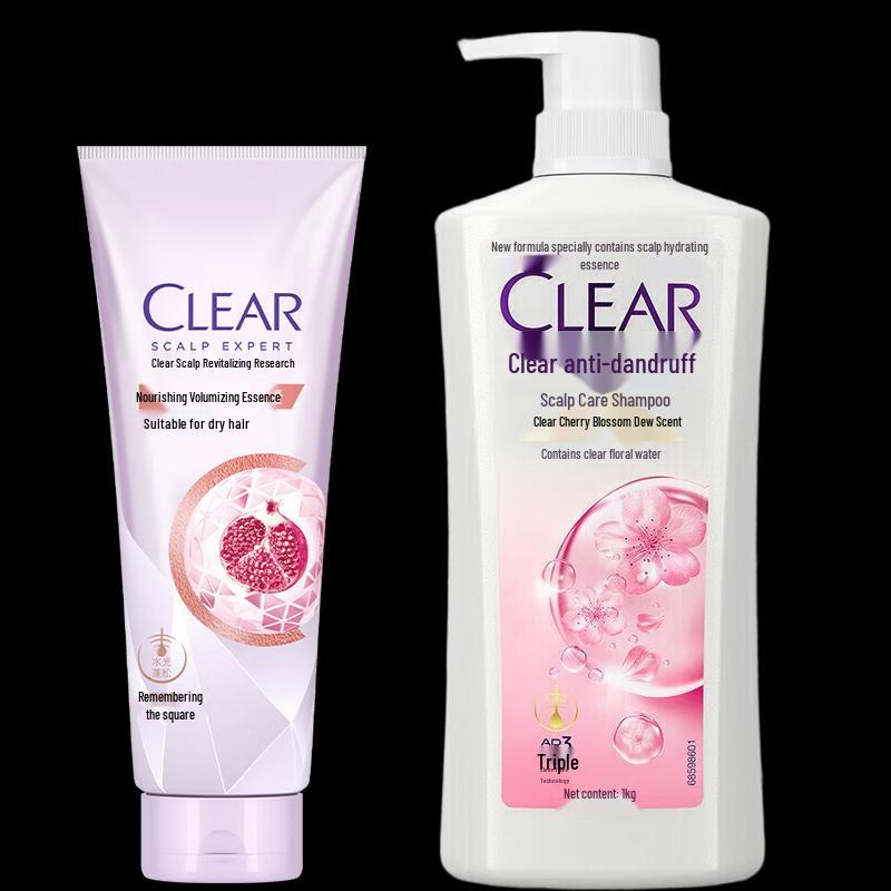 

Clear Anti-Dandruff Shampoo & Volumizing Serum Set