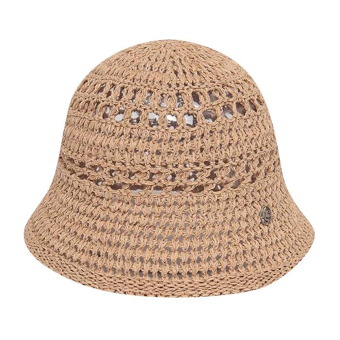Straw Bucket Hat-L1H27AHT010