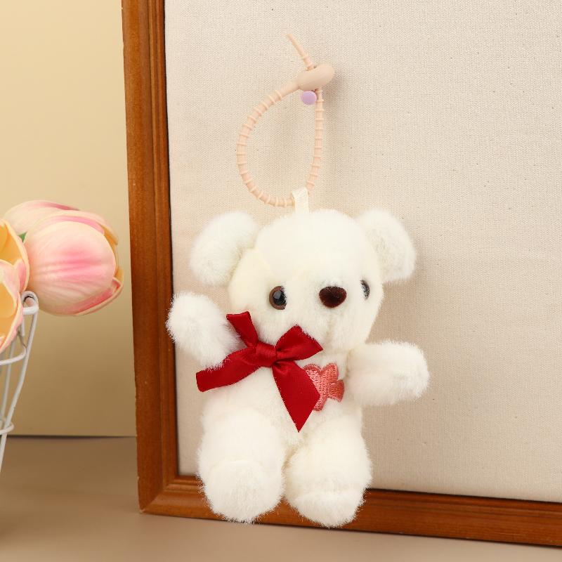 

Cute Overalls Bear Bear Plush Pendant Couple Hanging Accessories Cartoon Bear Bag Charm Decor Gift