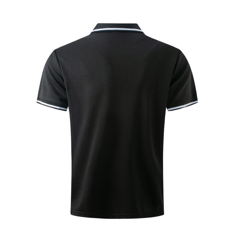 Men's Summer Sport Polo Shirt with Button Neck