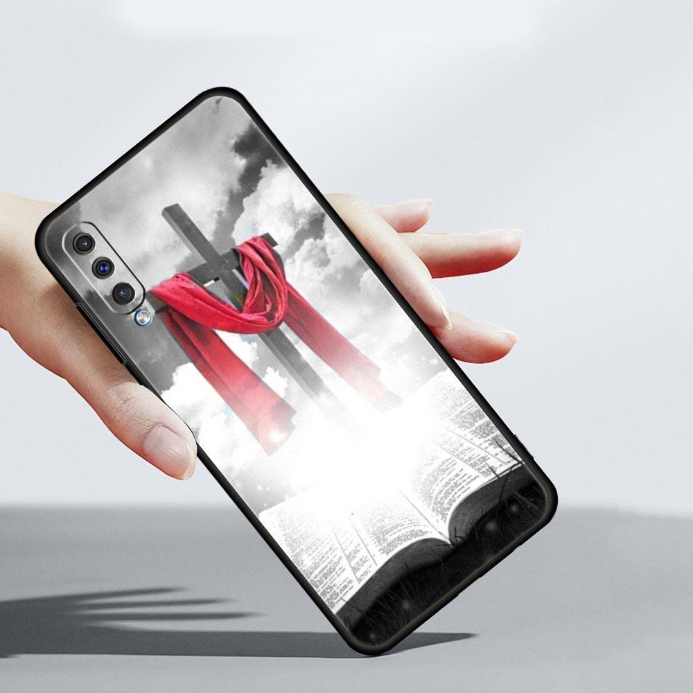 Faith Christian Religious Jesus Clear Phone Case For Samsung A56 A36 A26 A34 A17 A16 A06 A14 A12 A54 A72 A52 A50 A40 A32 Cover