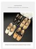 Korean Style 8CM Height Boost Ballet Espadrilles with Thick Sole & Cross Strap Wedge Heel - 2025 Edition