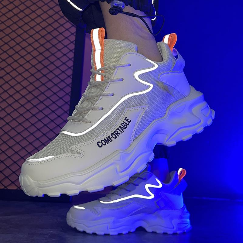 Fashion Luxury Mens Sneakers Branded Men's Casual Sneakers Quality Shoes for Men Outdoor Fashion Platform Shoes Tenis Masculino 2025