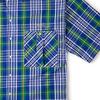 Vans Tokyo Design Collective Plaid Casual Comfortable Short Sleeve Shirt Unisex Shirts Blue-Plaid VN000H2RCYG