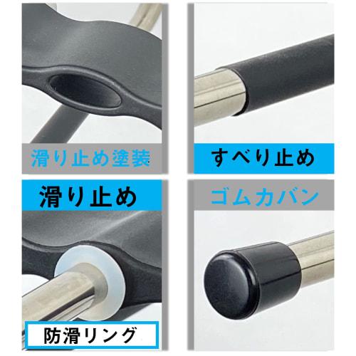 CLEKOD Pants Hanger, Non-Slip, Foldable, 5-Tier, Stainless Steel, for Slacks, Space-Saving, Multi-Functional Storage, Can Be Used Vertically or Horizo