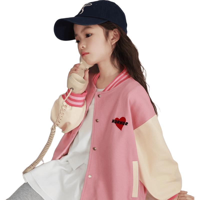 LUSON Girls  Stylish Baseball Jacket 160