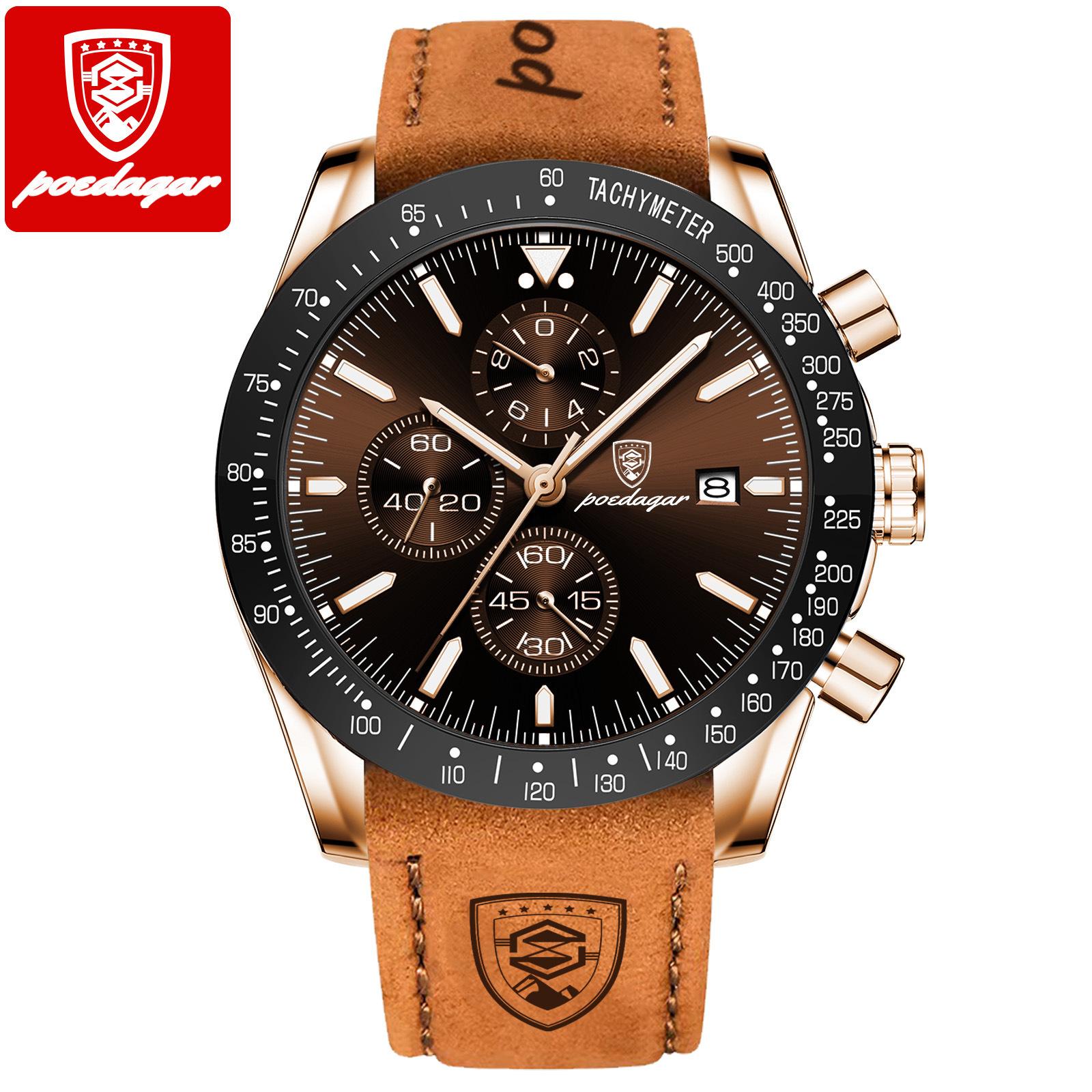 Swiss Multi-Functional Waterproof Luminous Men S Fashion Watch Quartz Watch