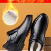 Leder Business Baumwollschuhe rutschfest, verschleißfest und warm Mittelalter Vater Baumwollschuhe Männer