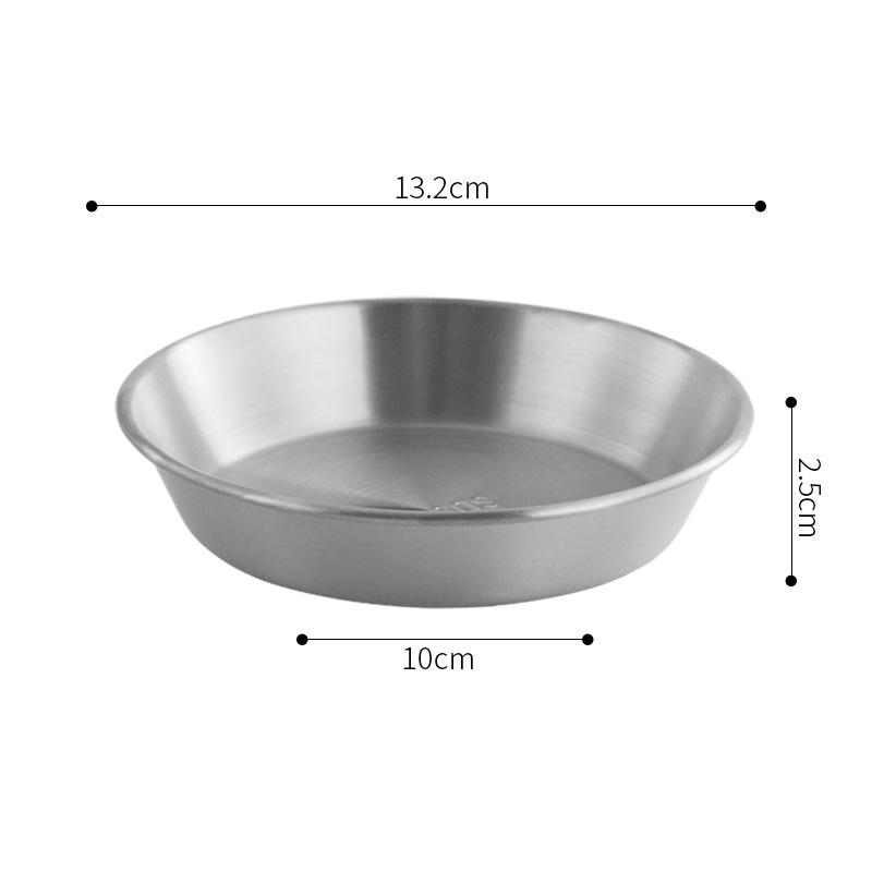 304 Stainless Steel Food Storage Tray Thickened Sauce Dipping Dish Snack Pan Kimchi Plate  Pot Seasoning Dish Kitchen Utensil