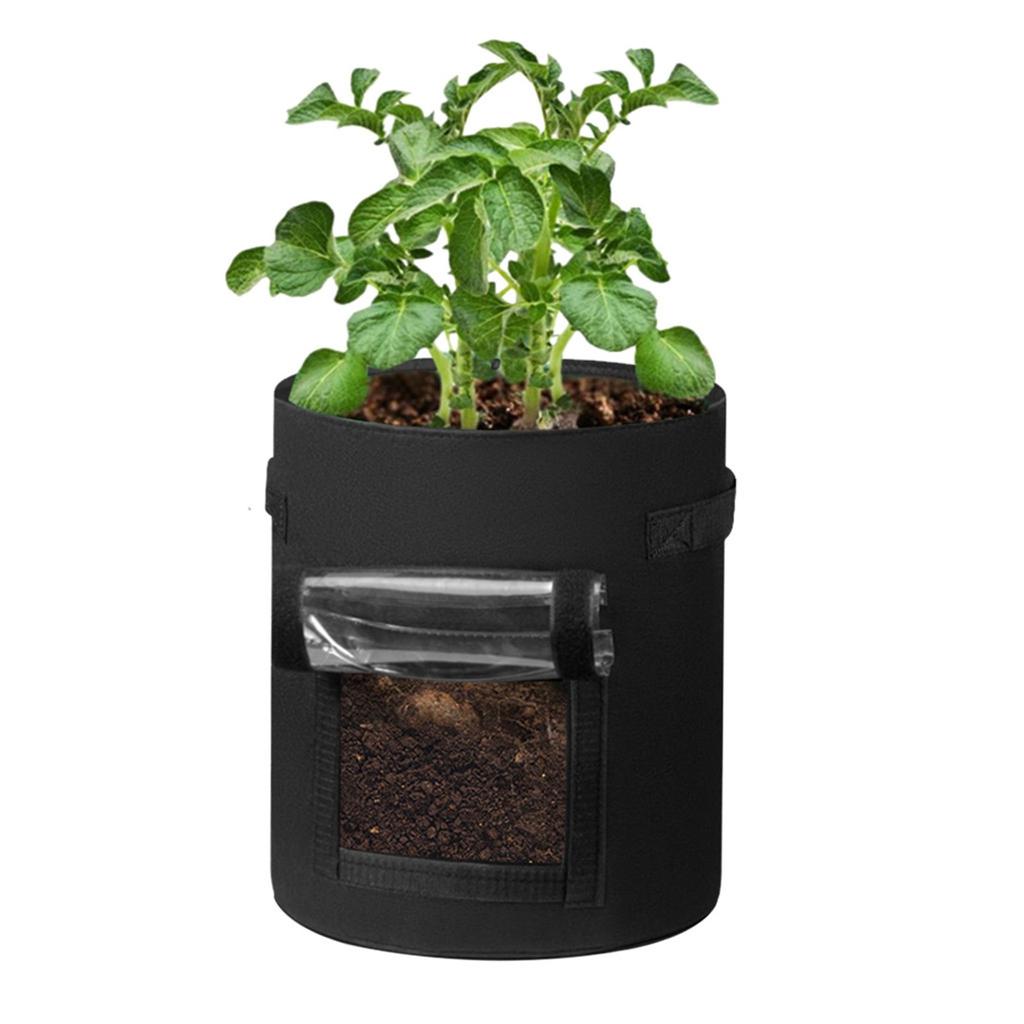 DIY Potato GrowPlanter FeltCloth Kontejnerový pytel Tlustý zahradní květináč