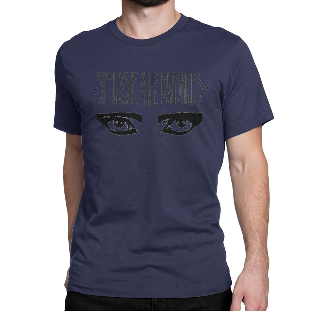 British Rock Band Siouxsie Sioux T Shirts Men Women's Pure Cotton T-Shirts Siouxsie And The Banshees Tees Short Sleeve Tops
