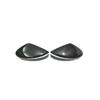 Car Back Rear View Eyebrow Side Door Mirror Cover Stick Trim Frame Hood 2PCs For Nissan Kicks 2017 2018
