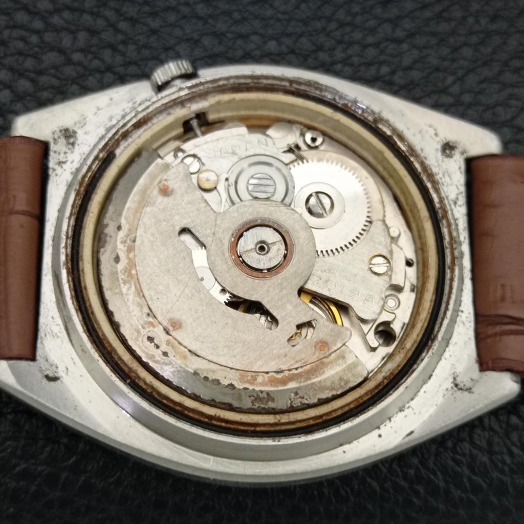 ВИНТАЖНЫЕ СЕЙКО ЭКСПО 70 АВТОМАТИЧЕСКИЕ 7019A ЯПОНИЯ МУЖСКИЕ ЧАСЫ С КРЕМОВЫМ ЦИФЕРБЛАТОМ a708749-1