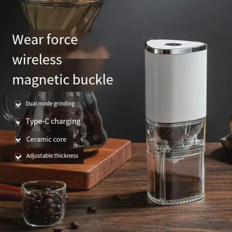 2026 New Portable Hand Grinder USB Charging Electric Coffee Grinder Home Travel Outdoor Grinder Tools Easy To Clean And Stores