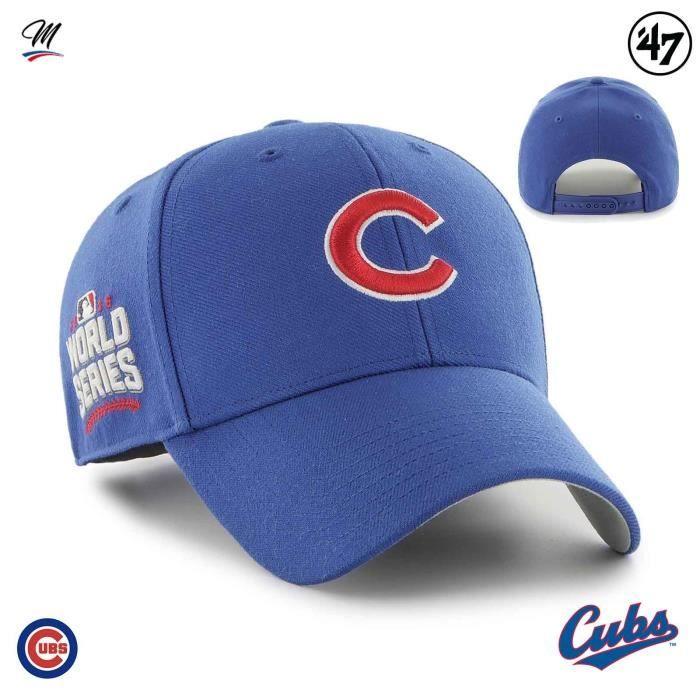 Casquette - Chicago Cubs - Sure Shot - Snapback - MLB World Series 2016 - Bleu