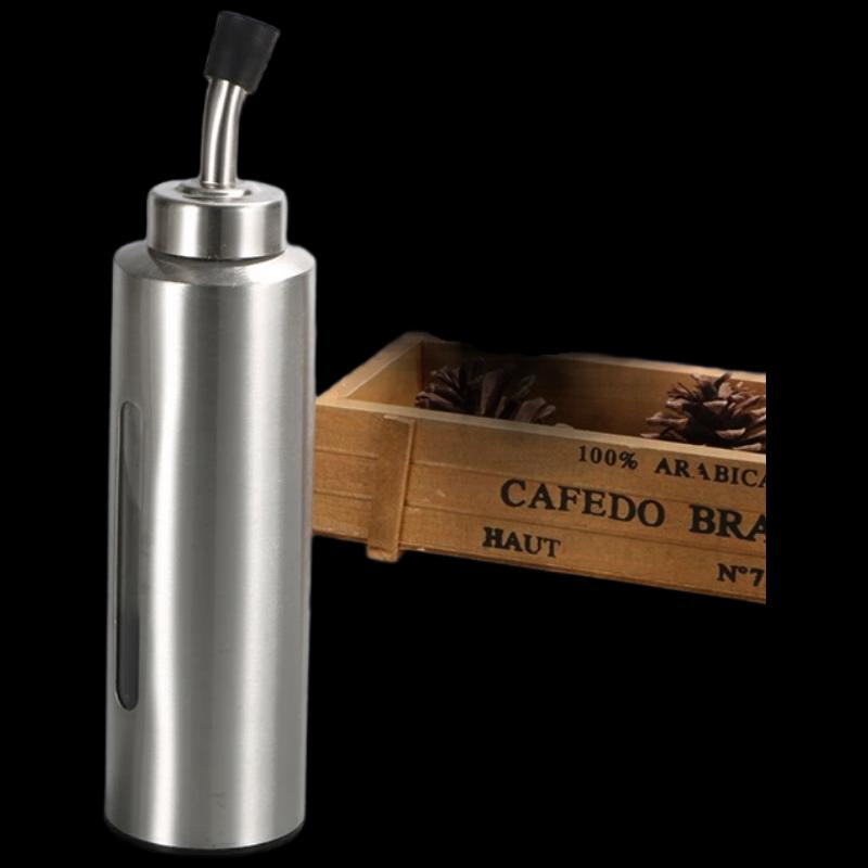 

Stainless Steel Round Oil Dispenser Bottle