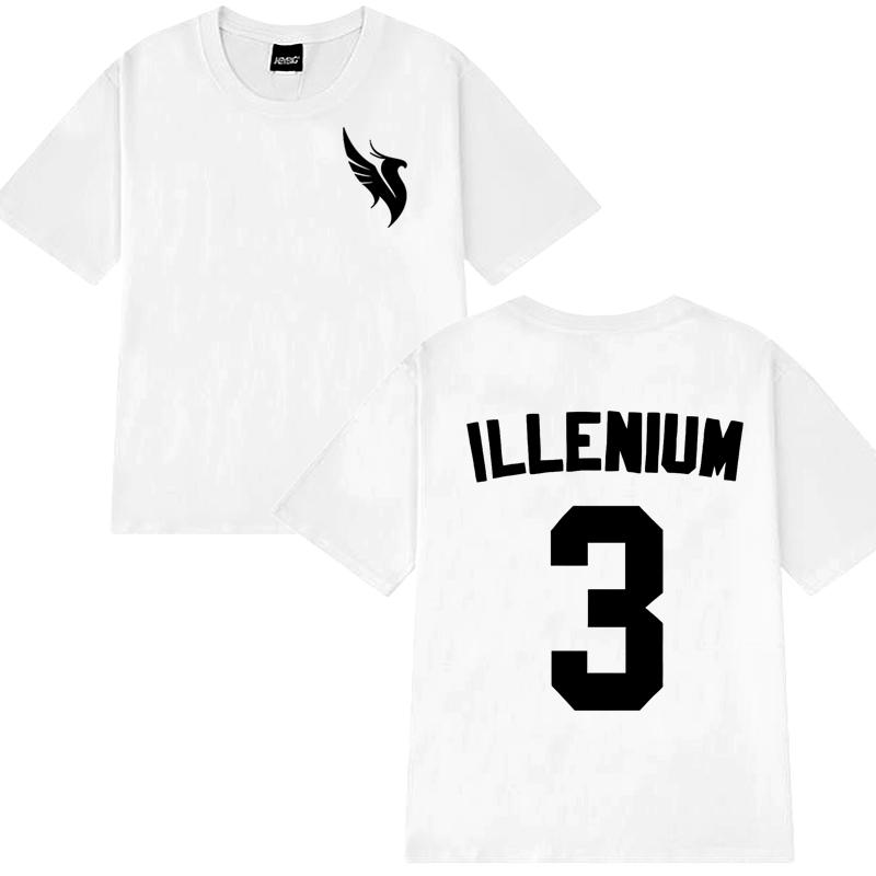 High Quality Illenium Dj Music Double Sided Printed Short Sleeve T-shirts 2025 Men Women Trend Casual T Shirt Unisex Cotton Tops