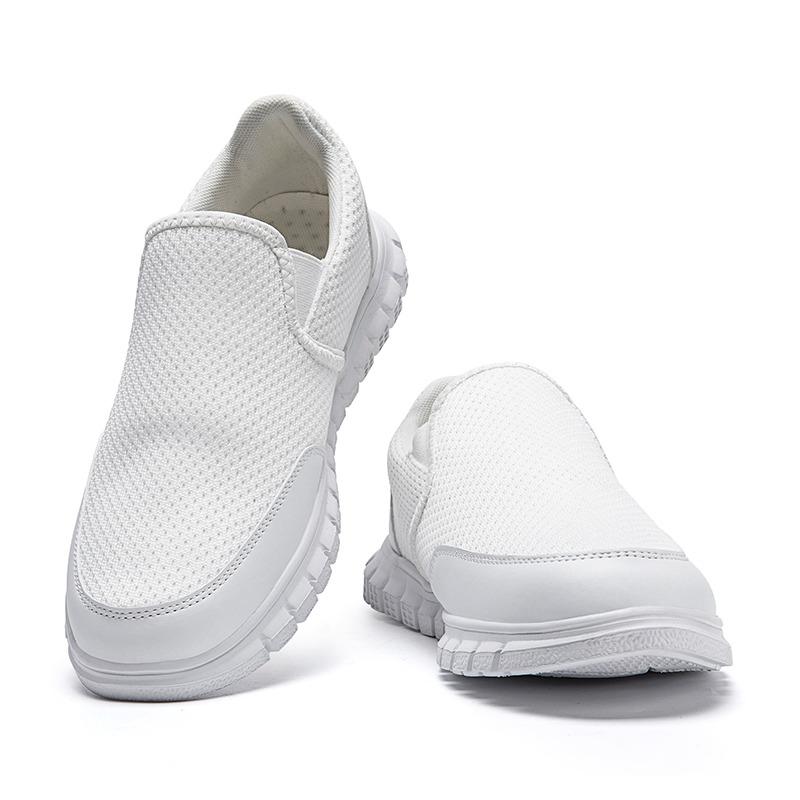 

fashion Fujeak 2024 New Sport Shoes For Men Lightweight Sneakers Designer Sneaker Male Tenis Classic Walking Footwear Plus Size 39-46 46 белый