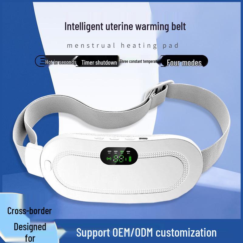 Electric Heating Vibration Massage Waist Belt for Abdomen