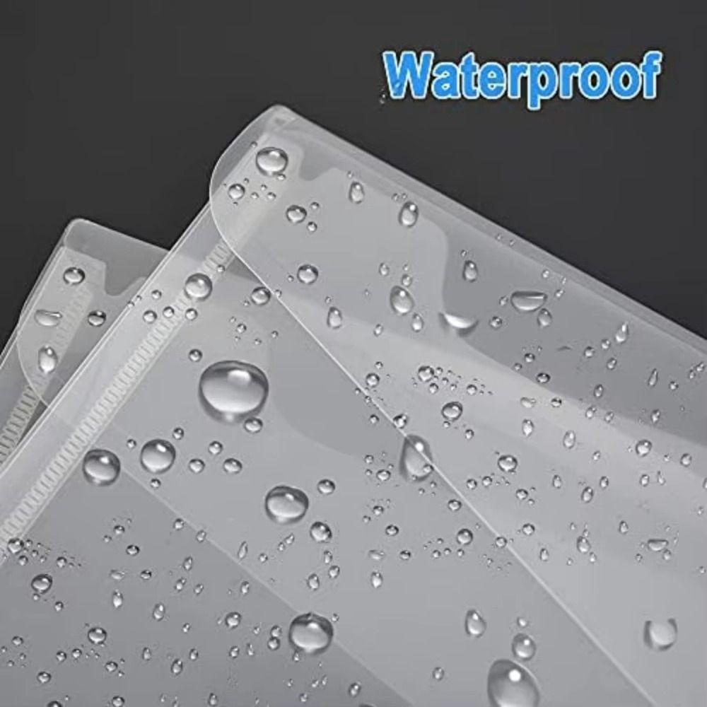 1 Stück Druckknopf Dokumentenmappen Klarsichthüllen Popper-Geldbörsen für Schule Büro Zuhause