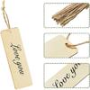 Label Desk Supplies For Home Decoration Wooden Bookmark Blank Diy Handmade Craft Reading Book mark