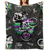 Abbigliamento Bmx | Coperta Plaid Singola Bmx Freestyle per Neonati Pellicce Coperte Decorative per Divano