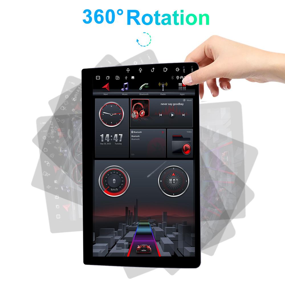 Reakosound 1Din 9 Inch 8-core Android Car Radio 4G CarPlay GPS Navigation Multimedia Video Player Head Unit