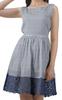 Moomaya Printed Lace Evening Mini Dress For Party Sleeveless Women Clothing