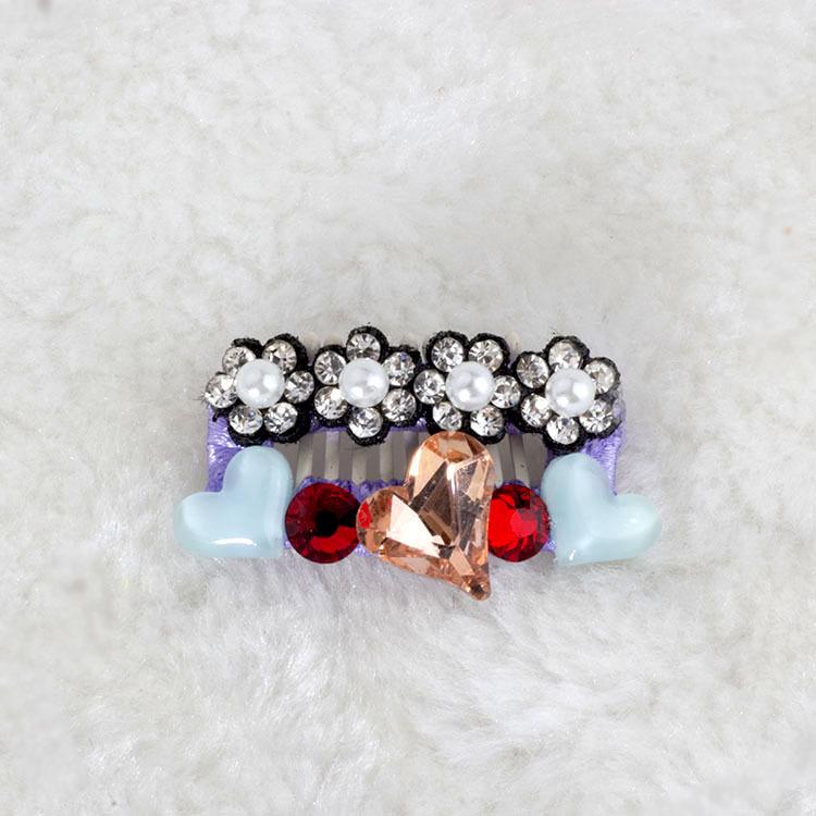 Universal Full Diamond Cat & Dog Hair Clip - Princess Style for Yorkies, Teddy, Maltese