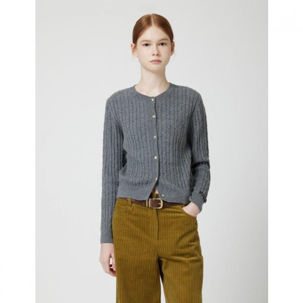 Cc Collect Cashmere Blended Cable Cardigan C254ksl142