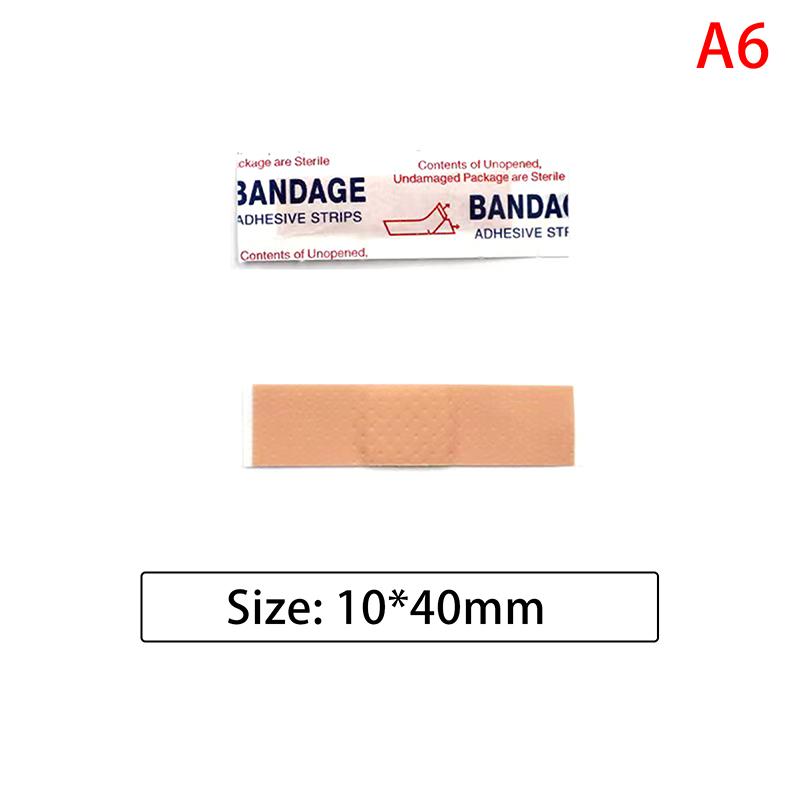 100Pcs Waterproof Breathable Adhesive Bandage – Cushioned Medical Plaster for Wound Hemostasis and First Aid
