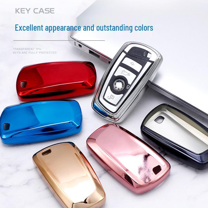 BMW Key Case: TPU Protective Shell for 3, 4, 5 Series/525Li/320/X1/X6 Keys