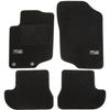Logo Tapis De Sol Noir Velours Sur Mesure Pour Peugeot 207 CC 2007-2014 4pcs, Base Antidérapante, Tapis conducteur renforcé