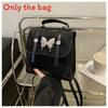 Pu Material Casual Backpack For Women With Phone Pocket For Daily Use