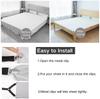4Pcs Fastener Bed Sheet Clips Mattress Cover Blankets Holder Home Textiles Organize Gadgets Elastic Bed Sheet Grippers Belt