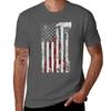 American Firefighter Tshirt Classic Graphic Short Sleeve Top