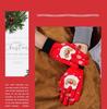 Women's Winter Touchscreen Knitted Cartoon Christmas Gloves – Warm and Thick Five-Finger Design