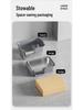 Semi-Enclosed Stainless Steel Cat Litter Box with High Walls, Splash and Leak Resistant, Large Top-Entry Design.