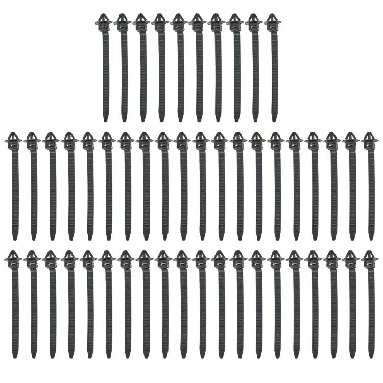 Sturdy Nylon Cable Zip Ties Cable Clips for Automotive Wire Bundling Quick Release Fasteners 80mm Long