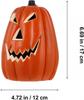 Halloween Pumpkin Lights Plastic Jack O Lantern Table Decor For Home Party Style A