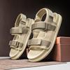 Magic Glue Summer Flats New Arrival Mens Sandals Quick Dry Male Casual Shoes Outdoor Men Mesh Slippers Comfort Roman Beach Shoes
