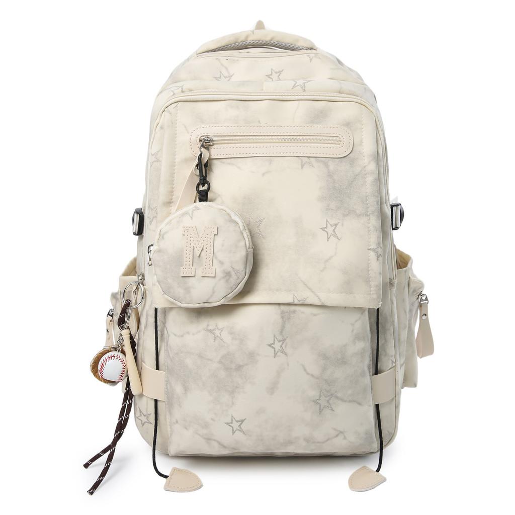 Schoolbag new tie-dye niche design small fresh schoolbag high school student large capacity backpack junior high school student travel backpack
