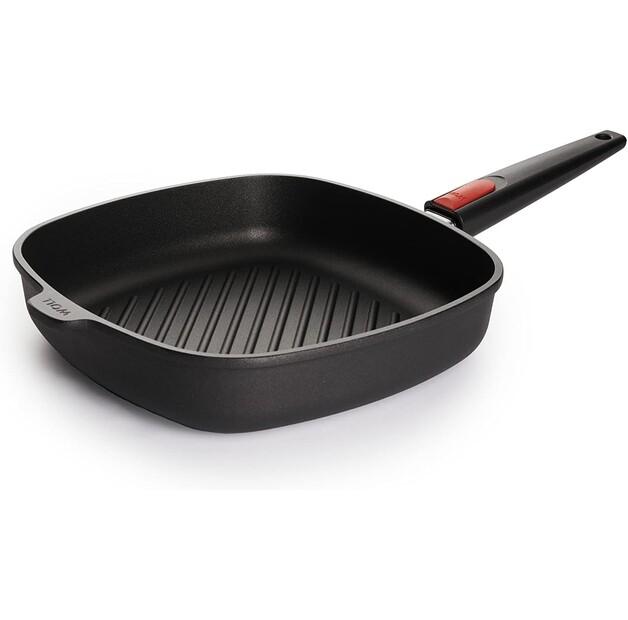 

Чугунная сковорода для стейков Woll nowo Titanium Induction квадратная 28x28 см (1628-1IL)