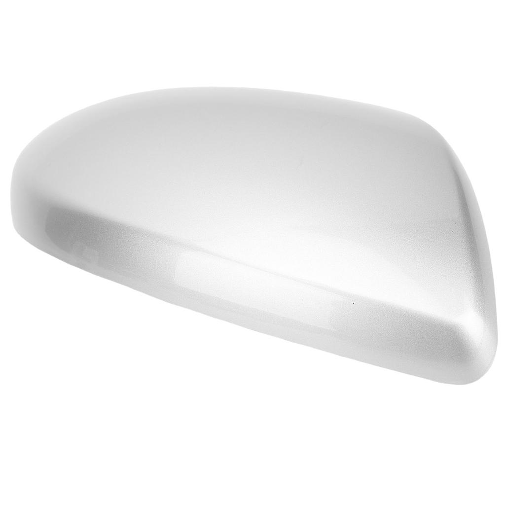 Right Passenger Side Mirror Cover Stylish Silver Shockproof Door Wing Rear View Mirror Caps