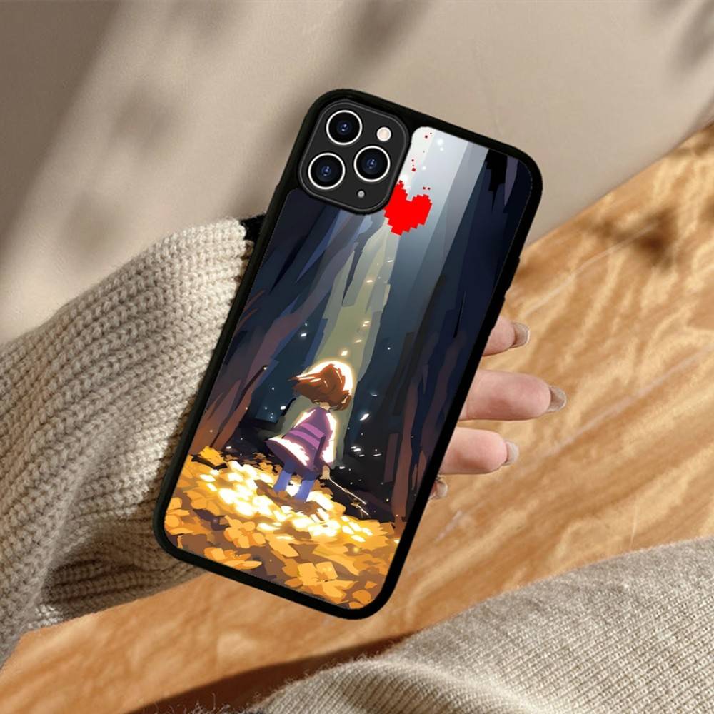 Hot Video Game U-UndertaleS Phone Case For iPhone 17 16 15 14 13 12 11 Pro Max Plus PC+TPU Shockproof Back Cover